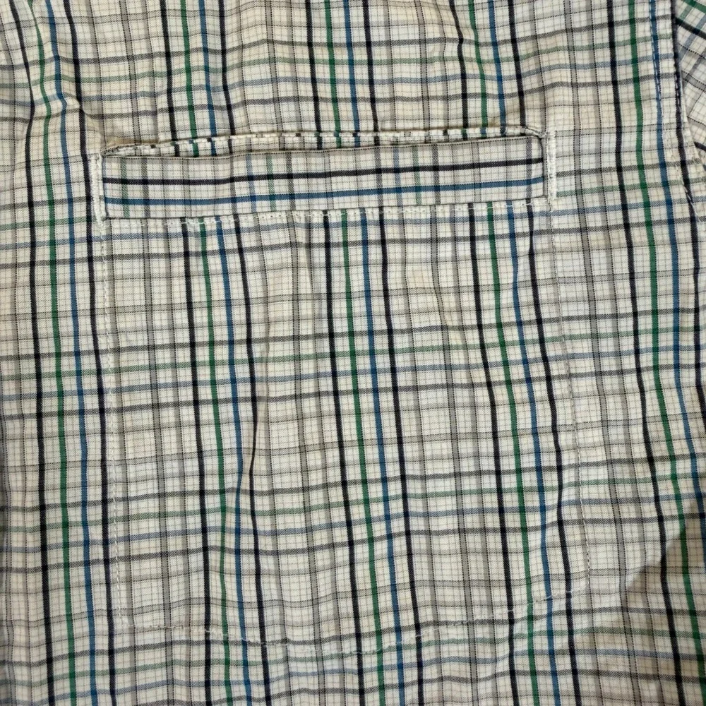 The North Face A5 Series Mens Medium Plaid Short Sleeve Button Up Shirt #3313